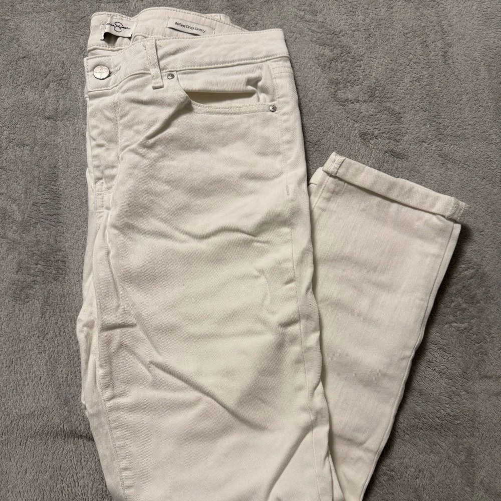 Jessica Simpson Rolled Crop Skinny Jeans